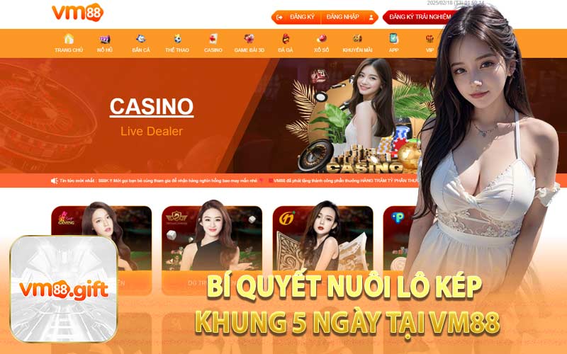 Bí Quyết Nuôi Lô Kép Khung 5 Ngày Tại VM88